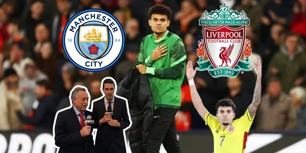 Miguel Simón de ESPN reaccionó al ver a Luis Diz en la banca del Liverpool contra el Manchester City.