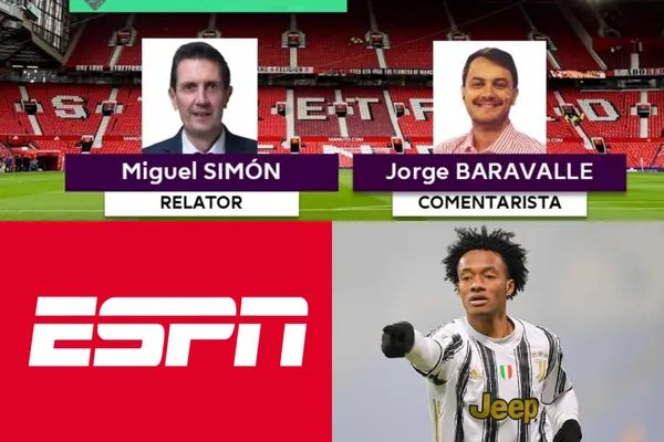 Miguel Simón y Jorge Baravalle en ESPN comentaron lo que fue la actuación de Juan Guillermo Cuadrado contra el PSG de Lionel Messi.