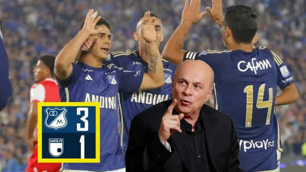 Milloanarios dio un tremendo golpe a Santa Fe y Vélez salió a cobrarle a los críticos del azul (Fotos: Semana, Futbolred, redes Millonarios)