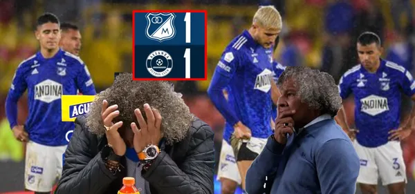 Millonarios arrugó contra Alianza y la peor noticia que recibió Alberto Gamero