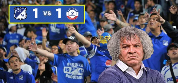 Millonarios dio pena vs Alianza FC y el pedido urgente de los hinchas a Gamero