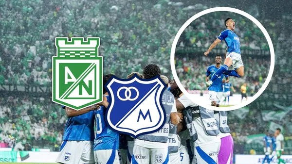 ¡Millonarios eliminó a Nacional! Sigue la paternidad azul. El campeón, ¡fuera! Foto: MFC y Escudoteca