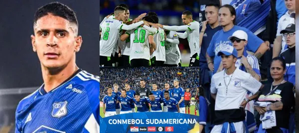 Millonarios empató 1-1 ante América MG de Brasil en Copa Sudamericana