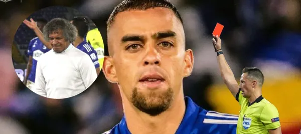 Millonarios empezó ganando el partido y se vino abajo por dos expulsiones