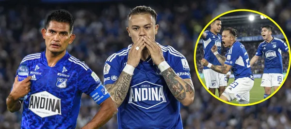 Millonarios está empatando 1-1 ante Atlético Nacional con un gol de Leonardo Castro