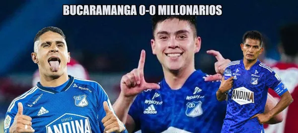 Millonarios está empatando sin goles ante Atlético Bucaramanga en Copa Colombia