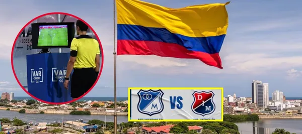 Millonarios está ganando por la mínima diferencia y una imagen le dio la vuelta a Colombia