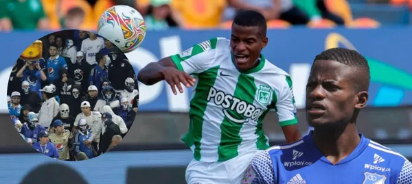 Millonarios está ganando parcialmente 1-0 ante Atlético Nacional en el estadio El Campín