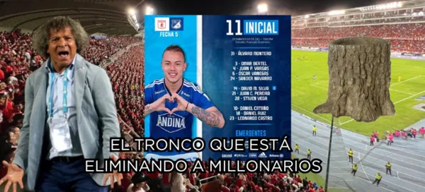 Millonarios está perdiendo 1-0 ante América de Cali en el estadio Pascual Guerrero