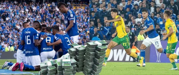 Millonarios está perdiendo en la Copa Sudamericana ante Defensa y Justicia