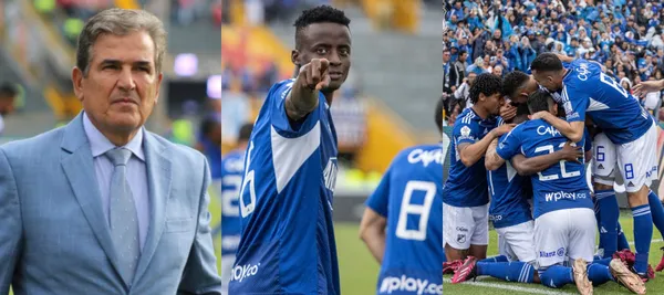 Millonarios está venciendo al Deportivo Cali en el estadio El Campín