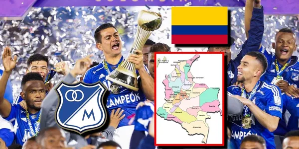 Millonarios FC demuestra que su hinchada crece por toda Colombia.