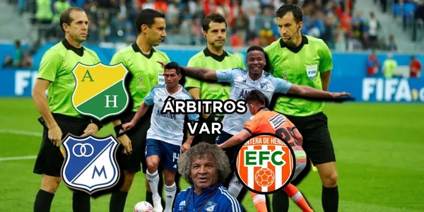 Millonarios FC ecibe duras críticas con referencia a ayudas arbitrales y del VAR en sus últimos dos partidos.