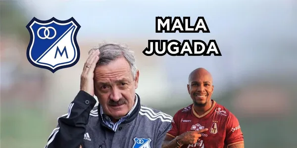 Millonarios FC en una mala jugada le hizo el feo a Nicolás Giraldo.