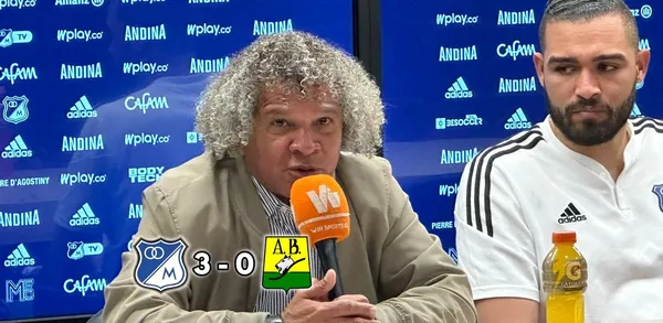 Millonarios FC goleó al Atlético Bucaramanga en Bogotá.