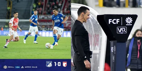 Millonarios FC y el Club Independiente Santa Fe tuvieron un duro clásico en Bogotá, hubo polémicas arbitrales a juicio de muchos.