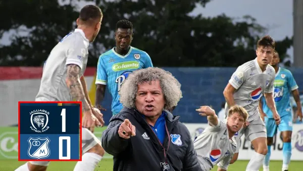 Millonarios FC y Gamero se derrumban y el tronco que regaló el gol de Jaguares