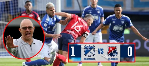 Millonarios frenó a Independiente Medellín y le ganó 1-0 en el estadio El Campín
