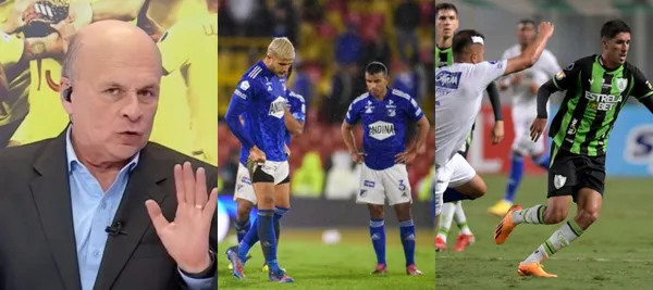 Millonarios fue tronco ante América MG de Brasil y perdió en Copa Sudamericana