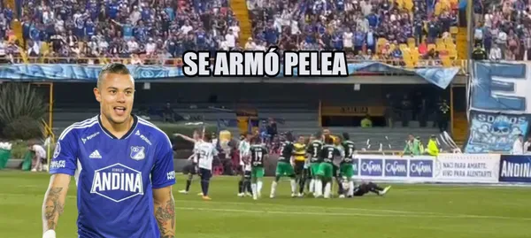 Millonarios ganó 1-0 ante Atlético Nacional en la liga colombiana en el estadio El Campín