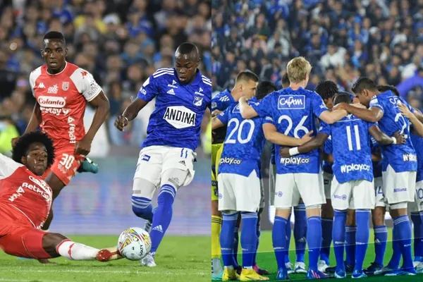 Millonarios ganó 2-0 ante Santa Fe en el juego disputado en el estadio El Campín