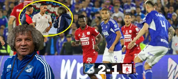 Millonarios ganó 2-1 ante América de Cali en el estadio El Campín