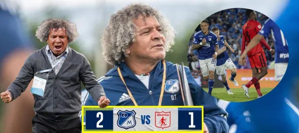 Millonarios ganó 2-1 con una gran actuación de Leonardo Castro en el estadio El Campín