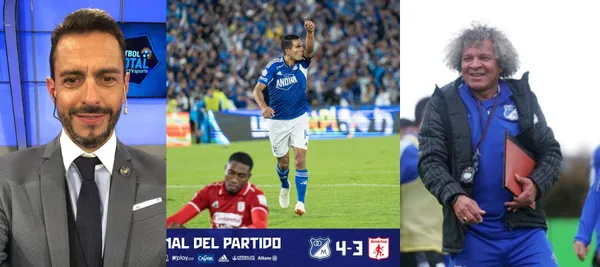 Millonarios ganó 4-3 ante América en el partido que se jugó en el estadio El Campín