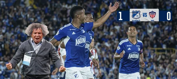Millonarios ganó en condición de local 1-0 ante Junior de Barranquilla por liga colombiana