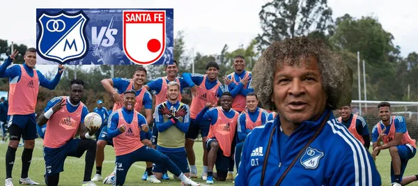 Millonarios jugará esta tarde el clásico ante Independiente Santa Fe