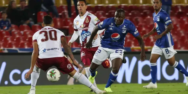 Millonarios logró sobreponerse a dos goles de Deportes Tolima y le arranca un empate como visitante