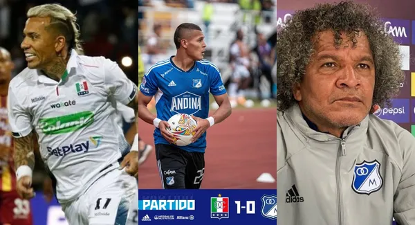 Millonarios perdió 1-0 ante Once Caldas en el partido disputado en el estadio Palogrande de Manizales