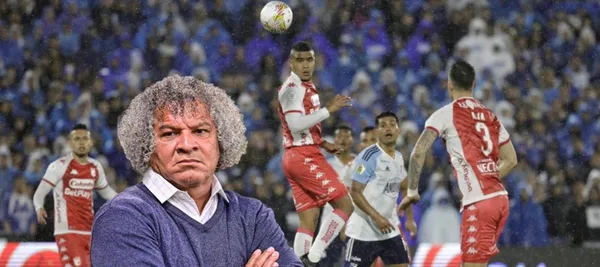 Millonarios perdió por goleada ante Santa Fe en el estadio El Campín