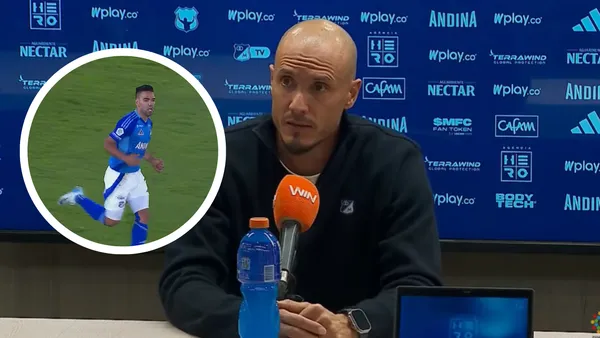 Millonarios rompió el silencio: esta es la razón por la que Falcao no ha jugado tanto. Foto: Captura de Win Sports y Dimayor