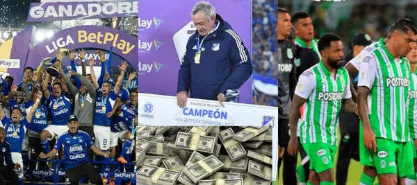 Millonarios se coronó campeón de la liga colombiana y recibió una fortuna