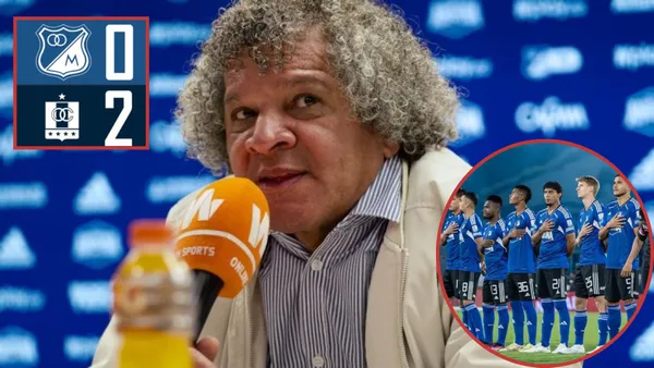 Millonarios se derrumba y Gamero reveló lo que hará tras derrota vs Once Caldas