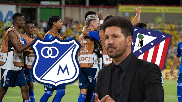 Millonarios tendría una Navidad adelantada si se cierra el negocio por Neyser Villarreal. Foto: MFC y Atleti