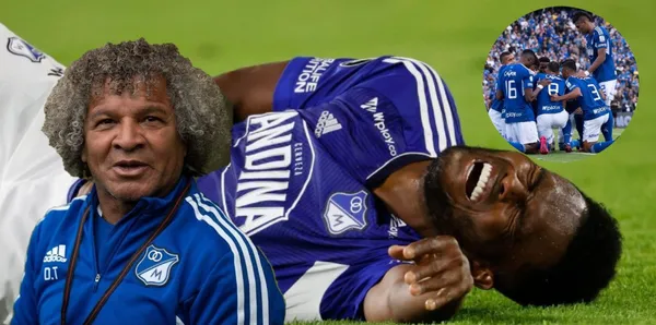 Millonarios tuvo la baja de Elvis Perlaza por lesión