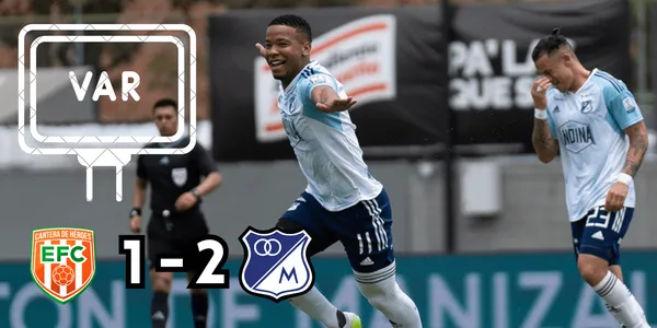 Millonarios volvió a ganar en el campeonato colombiano, con ayuda de las decisiones de los árbitros.