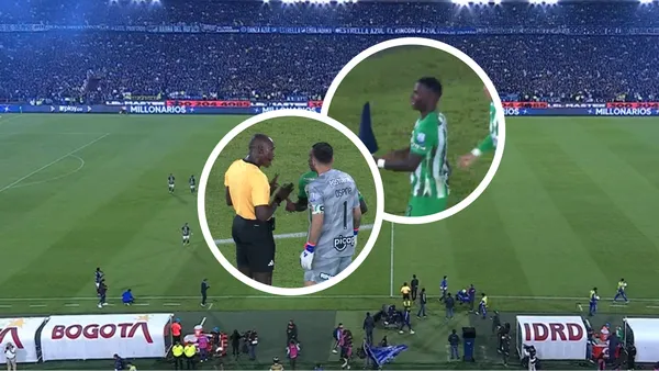 Millonarios vs Atlético Nacional Foto: Captura de Win Sports y Escudoteca