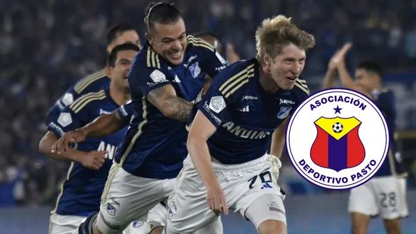 Millonarios vs Deportivo Pasto Foto: Vizzormage y Escudoteca