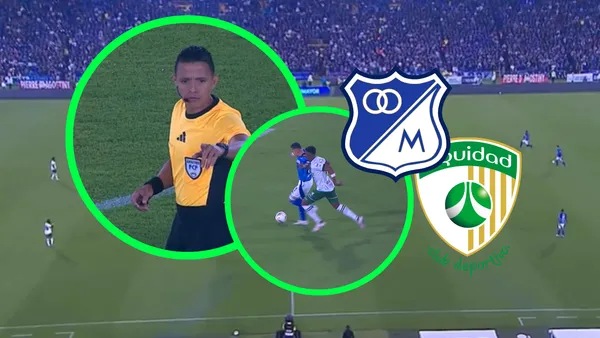 Millonarios vs La Equidad Foto: Captura de Win Sports y Escudoteca