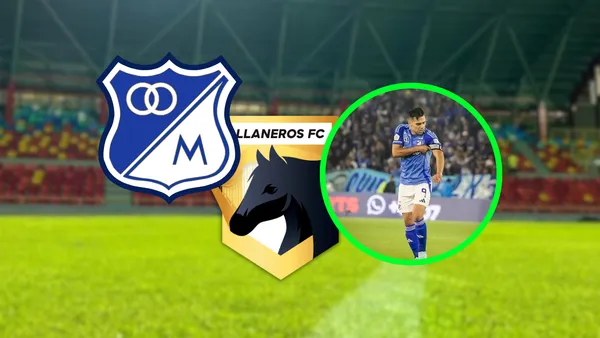 Millonarios vs Llaneros FC Foto: Escudoteca, Llaneros FC y Falcao