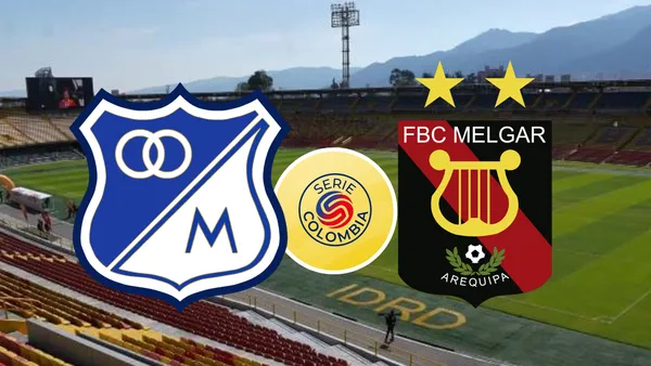 Millonarios vs Melgar Foto: IDRD, ESPN y Escudoteca