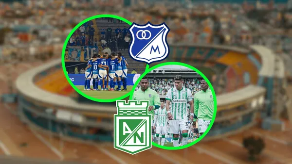 Millonarios y Atlético Nacional Foto: IDRD, MFC y Nacionaloficial
