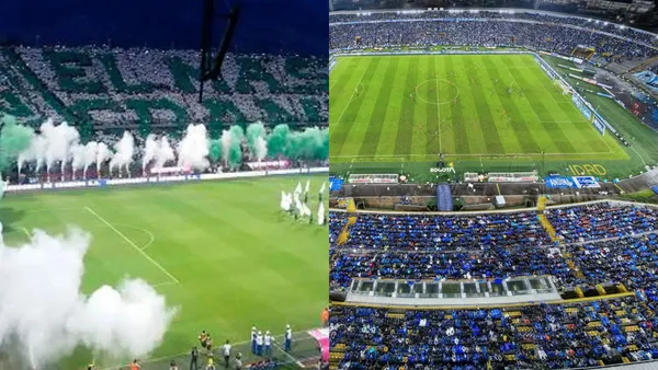 millonarios y nacional laas únicas hinchadas fieles