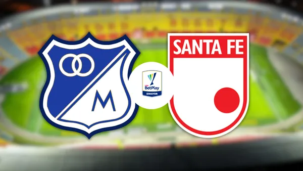 Millonarios y Santa Fe chocan en duelo adelantado de la Liga Betplay Foto: IDRD y Escudoteca