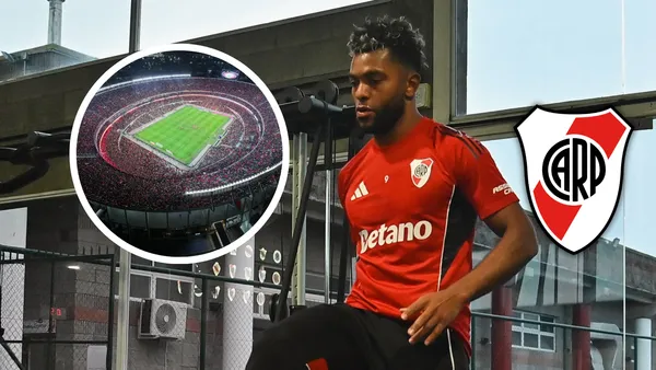 Mira el nuevo "piedrazo" que le cayó a Miguel Ángel Borja en River Plate Foto: CARP y Escudoteca