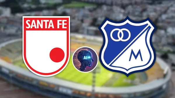 Mira el posíble marcador para el duelo entre Santa Fe y Millonarios en El Campín Foto: Escudoteca, Pexels