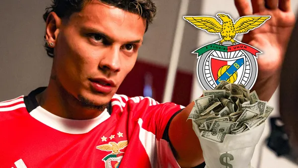 Mira la novedad de Richard Ríos en el fútbol de Portugal con su historica compra Foto: Pexels, Escudoteca y Benfica
